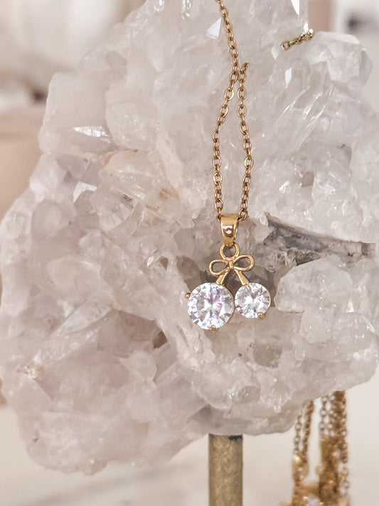 Cute Cherry Necklace