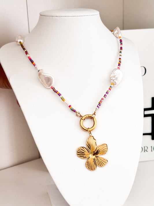 Amapola colorida Necklace